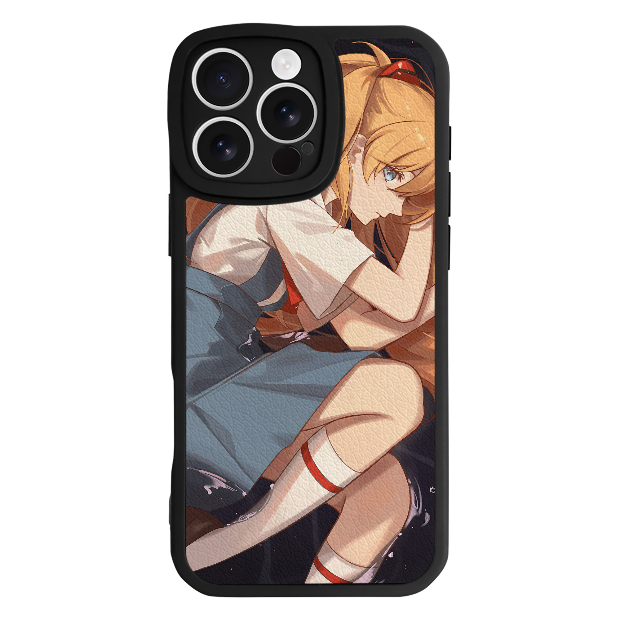 （画像用） EVA 新世紀エヴァンゲリオン 【iPhone 16シリーズ対応】シリコンスマホケース（レザー調） 材質：シリコン